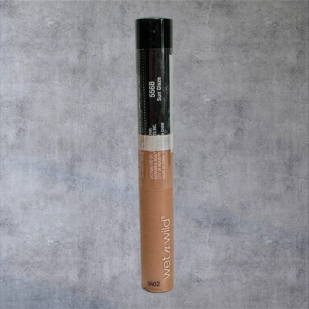 Wet n Wild Lip Gloss Womens 0.19oz Sun Glaze 556B NEW Megaslicks Shimmer‎ Bronze